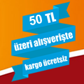 50 TL ve Üzeri Alışverişlerde Kargo Ücretsiz