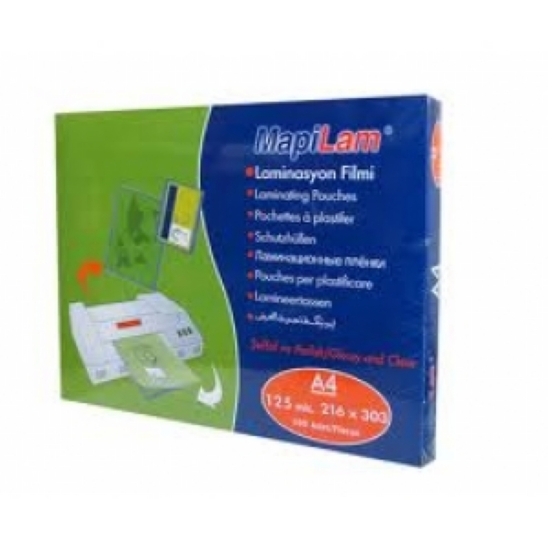 MAPI A4 125 mic. Laminasyon Filmi