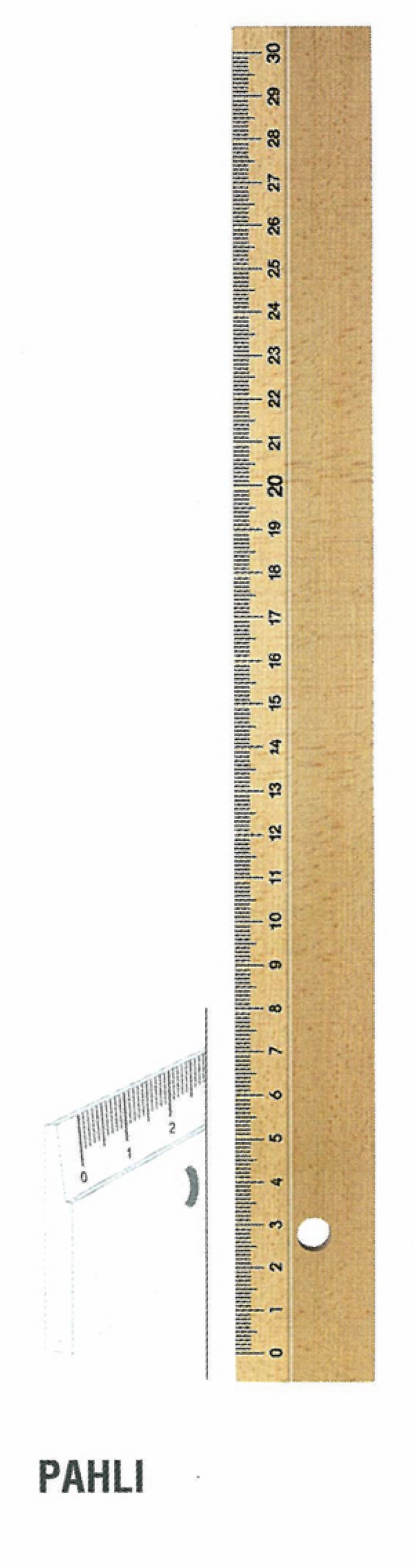 HATAS TAHTA CETVEL (PAHLI) 30cm