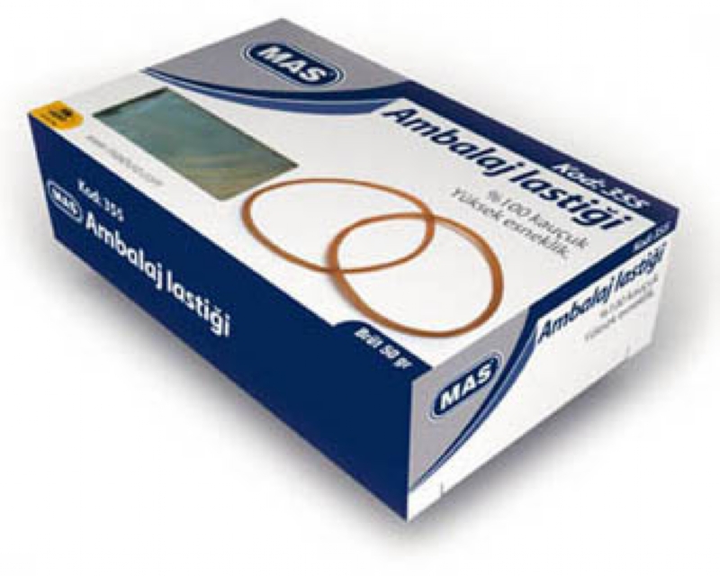 MAS 80/50mm Ambalaj Lastiği %100 Kauçuk (50 gr.kutu)