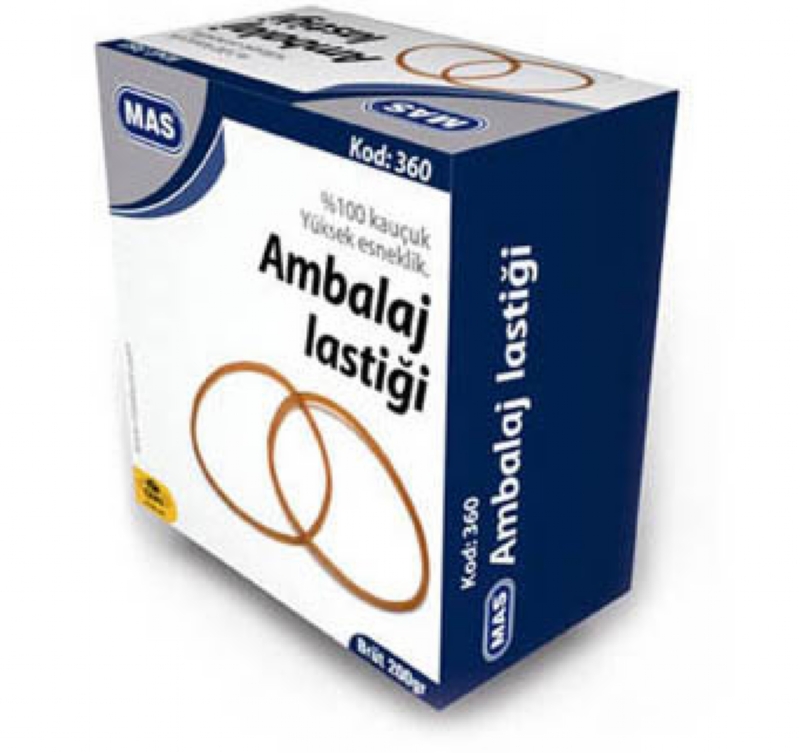 MAS 80/50mm Ambalaj Lastiği %100 Kauçuk (200 gr.kutu)