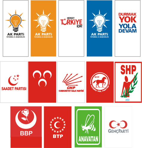 Parti Bayrakları