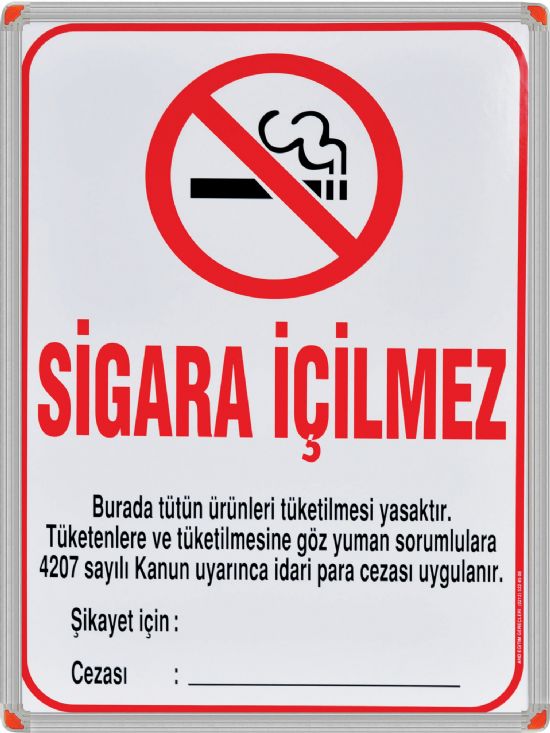 Sigara İçilmez Tabelası