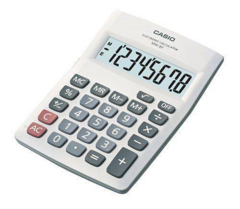Casio MW-5V-WE Masa tipi hesap makinası