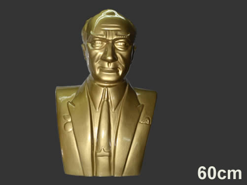 Atatürk Büstü Polyester 60cm