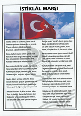 İstiklal Marşı Milli Levha